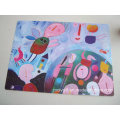 Paint Graffiti Printing Plastic PP Placemat & Coasters